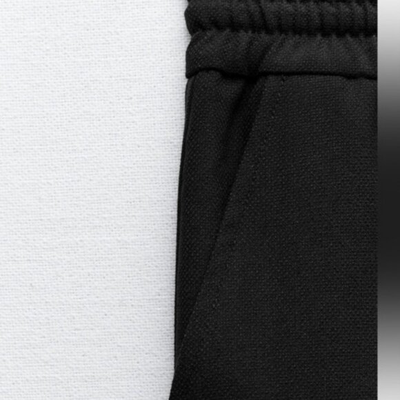 Zara Dressy Smart tailored Cuffed Jogger Trousers (NWT) - Picture 7 of 7